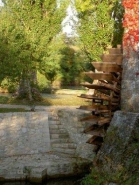 La roue - Le Moulin de Cocussotte